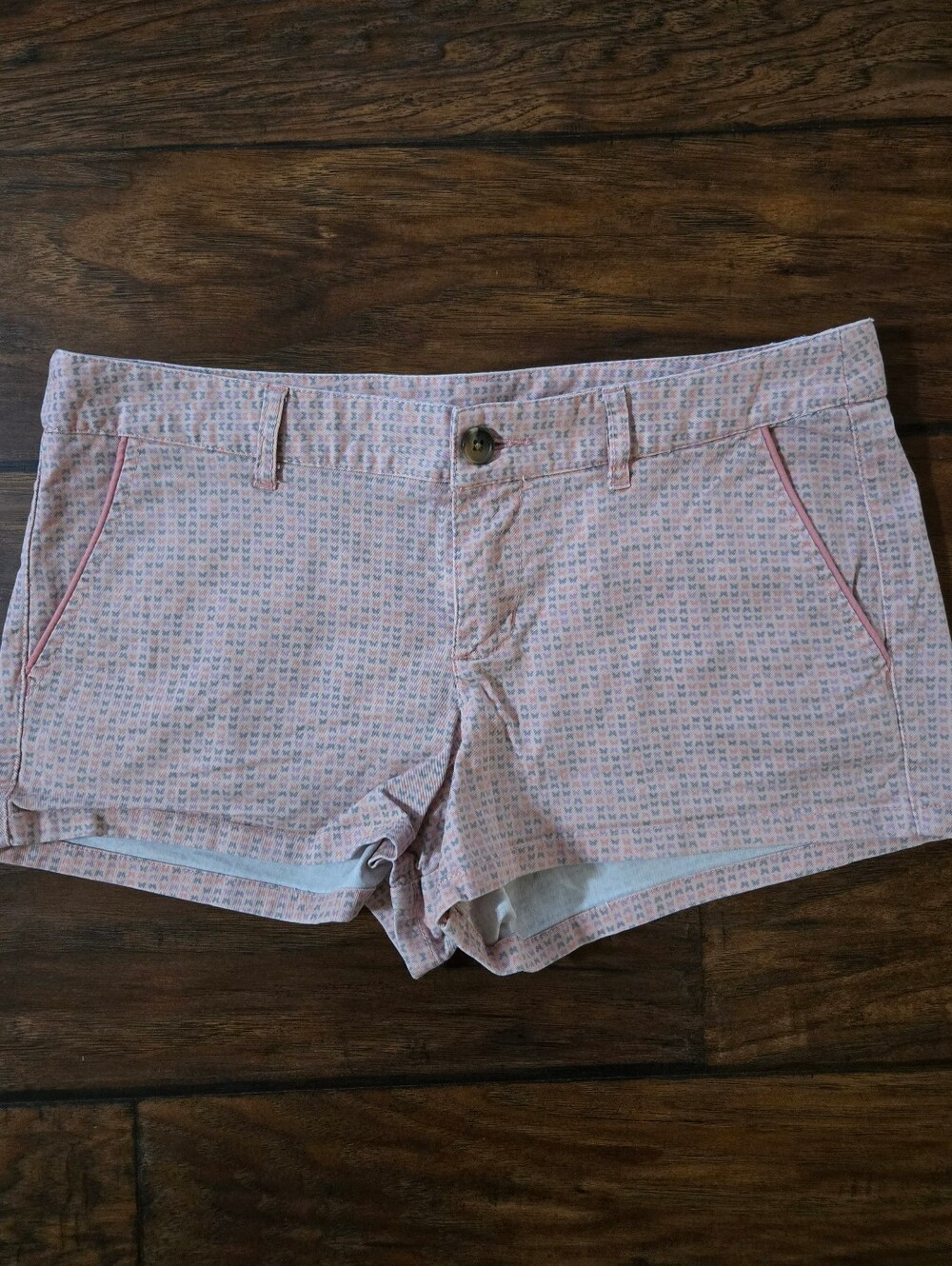 Mossimo Supply Co Pink Butterfly Patterned Shorts Size 9
